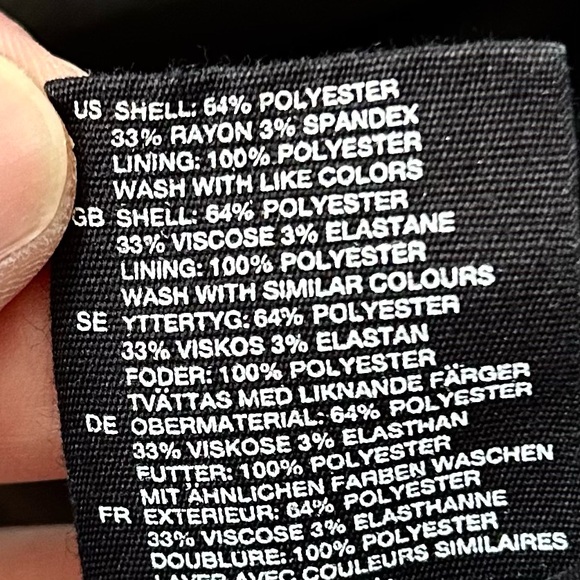 Black H&M Tuxedo Jacket w/ Satiny Lapels - Picture 7 of 9